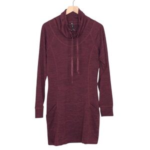 Kuhl Lea Dress Cowl Neck Red Heather Athletic Outdoors